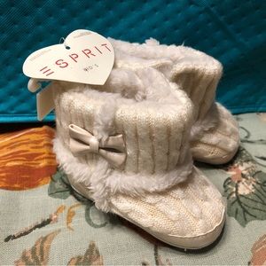 New Baby Girl Booties Boots 9-12